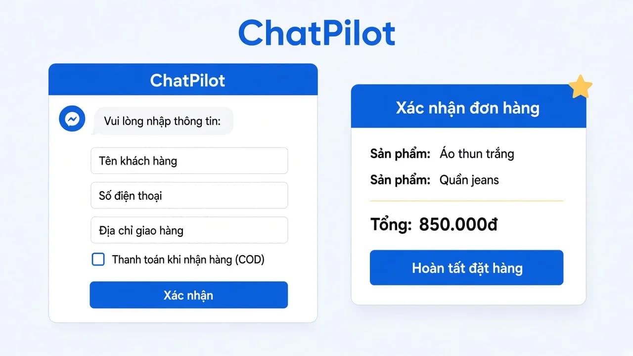 AI chốt đơn tự động: thu thập thông tin & tạo đơn 24/7 (2026)